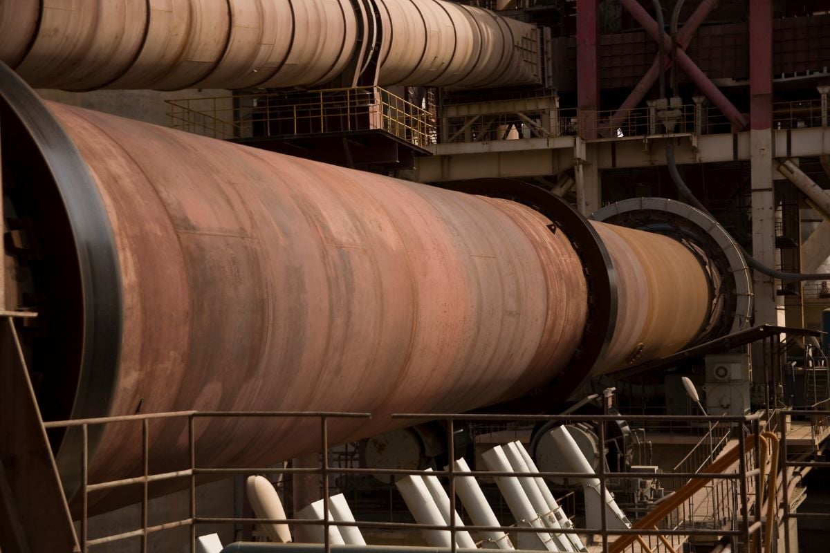 Image of a Rotary Cement Kiln