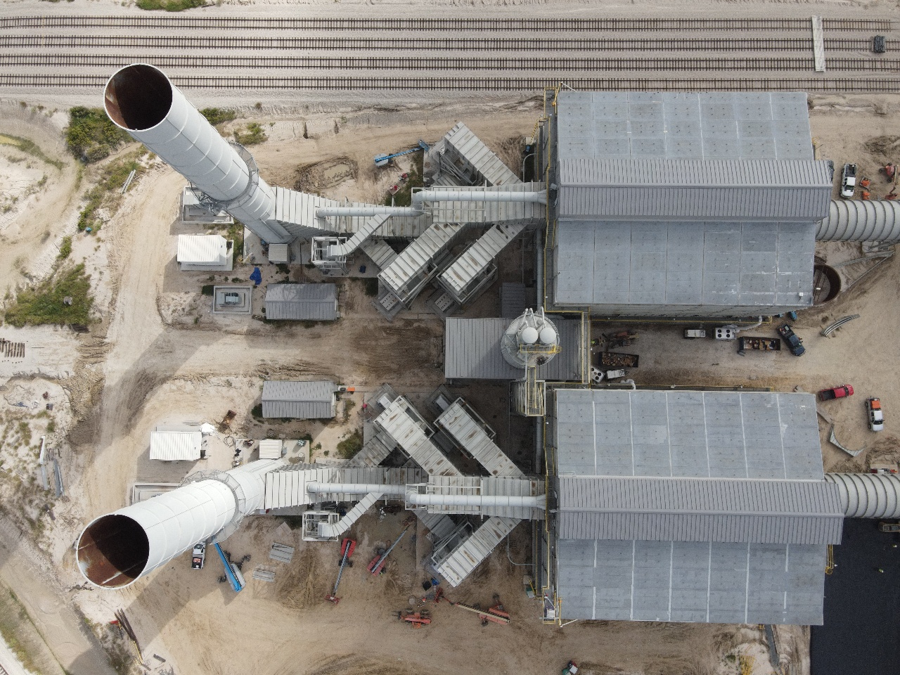 Large Steel Plant EAF Baghouse, Ventilation System