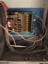 Picture of an old baghouse control board