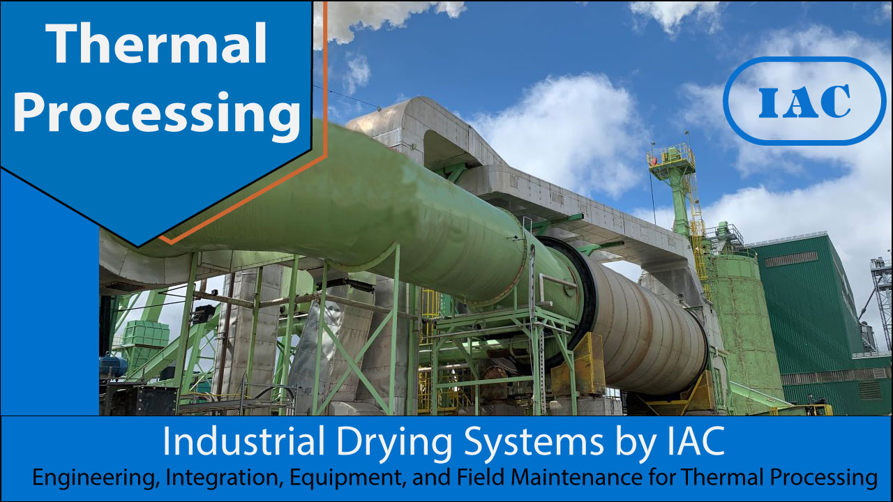 Industrial drying system for biomass processing image